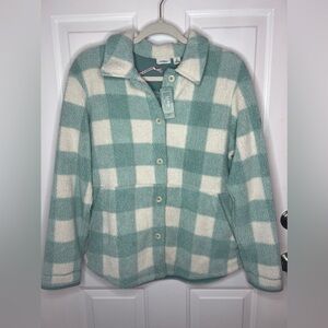 L.L.Bean Cozy Cottage Fleece Shirt size Small NWT